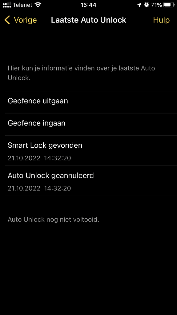 Auto Unlock not working Questions Nuki Developers